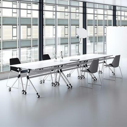 培训会议桌 GS-pxz004 可折叠移动培训桌