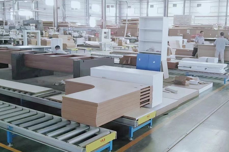 木制文件柜生产线